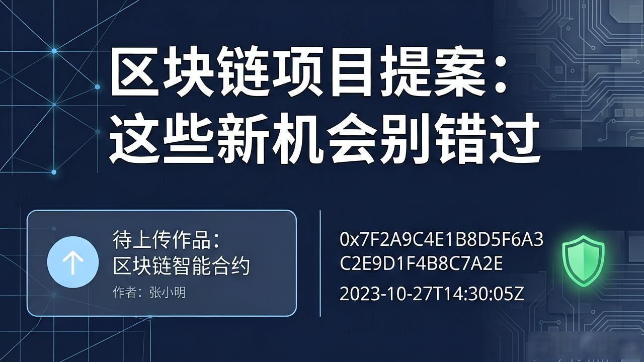 区块链提案新机会_区块链数字版权存证平台_区块链供应链金融解决方案