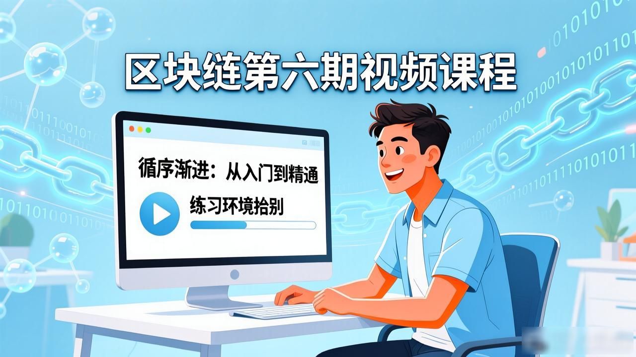 区块链第六期视频课程_区块链智能合约开发课程_面向零基础的区块链技术培训课程
