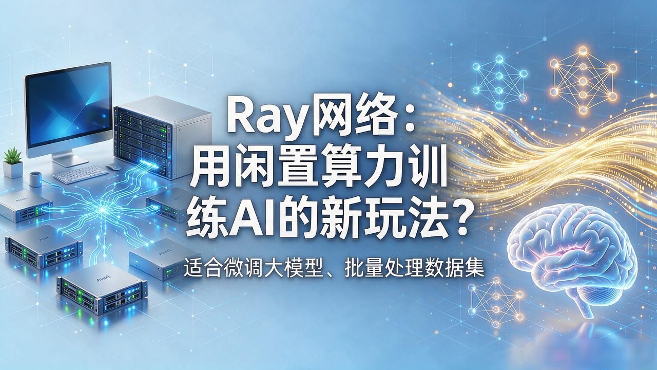 RayNetwork分布式GPU租赁_Ray去中心化算力共享_区块链ray