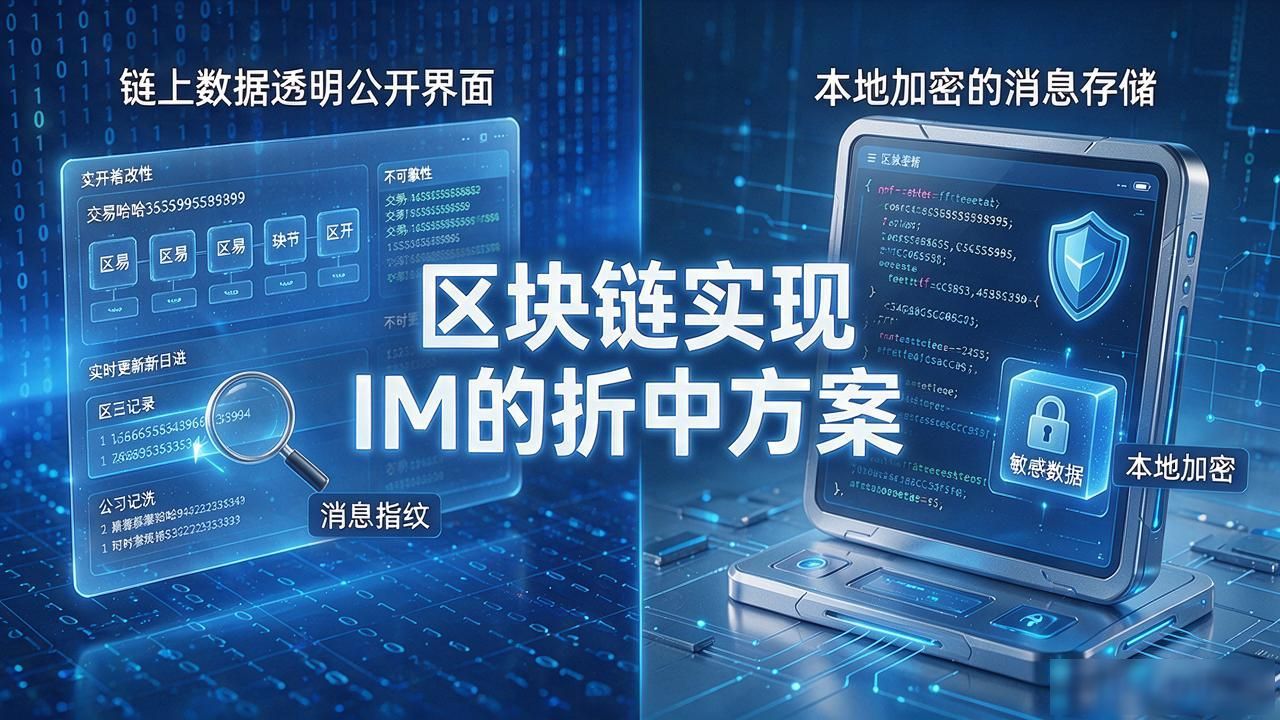 区块链实现im_区块链IM_去中心化聊天记录